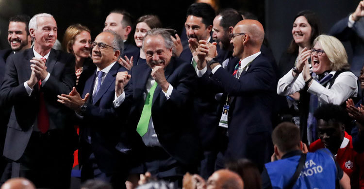 USA, Canada and Mexico to host 2026 FIFA World Cup