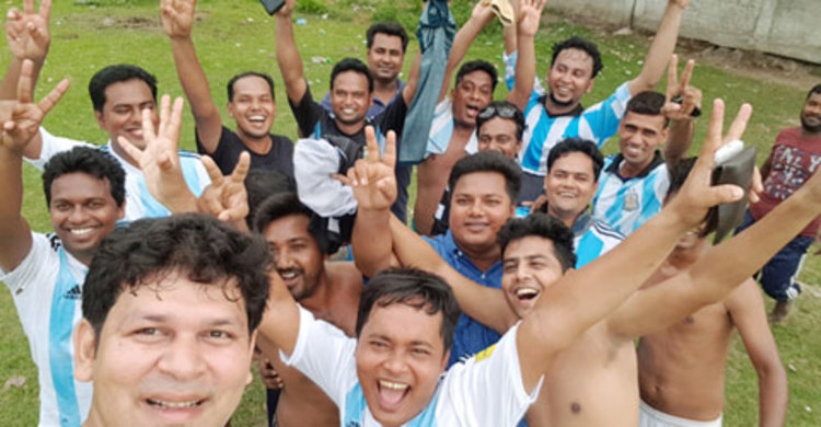 মেহেরপুরে ব্রাজিলকে হারালো আর্জেন্টিনা