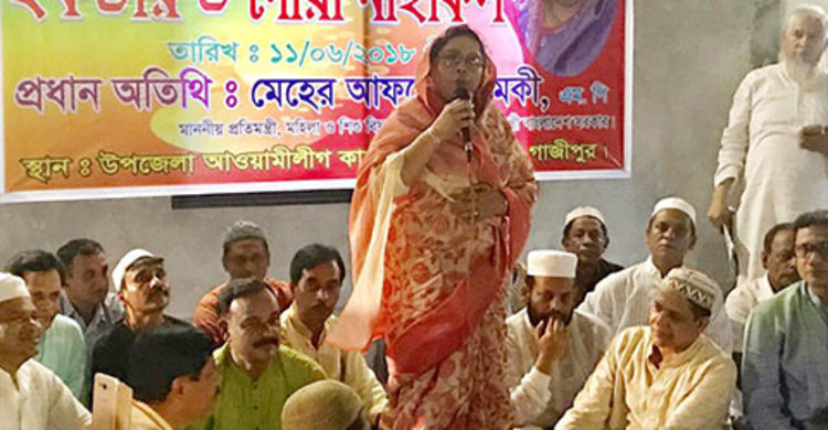 শেখ হাসিনা উন্নয়নের অনন্য রূপকার : চুমকি