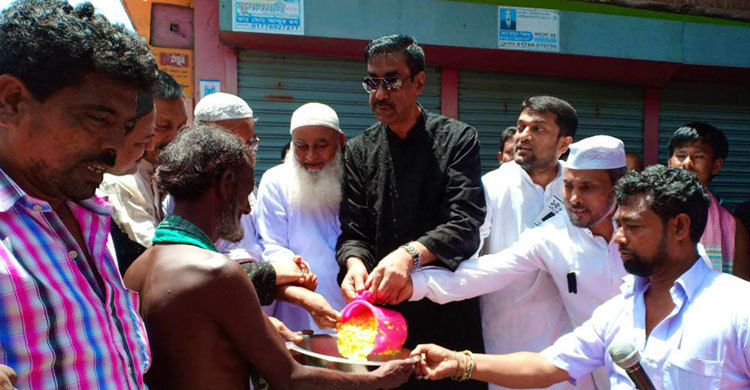 ৫০ স্থানে শামীম ওসমানের কাঙালি ভোজ