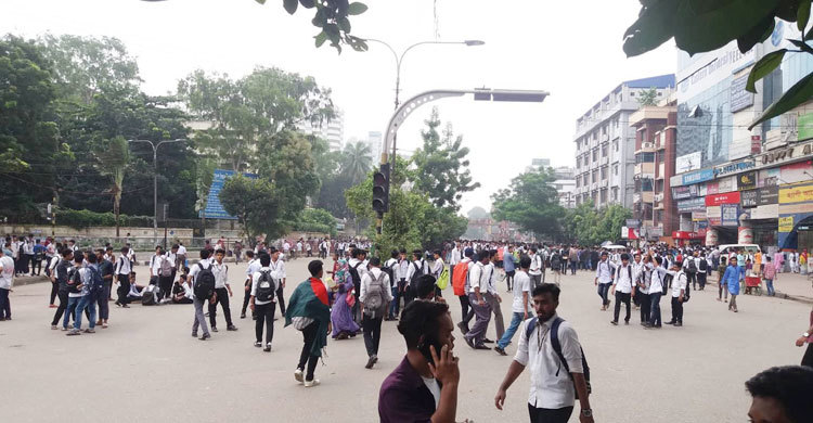 Student protest continues