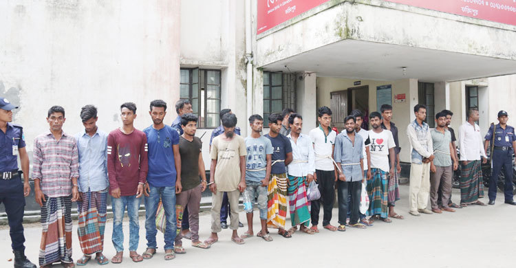 ফরিদপুরে মাদক বিরোধী অভিযানে ৭৬ জন গ্রেফতার