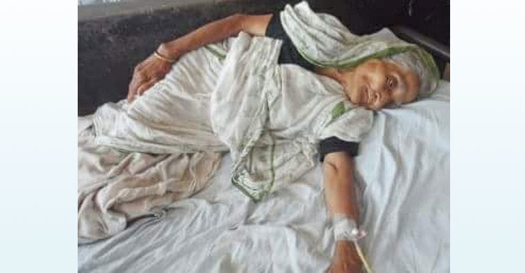 সম্পত্তির জন্য মাকে পিটিয়ে হাসপাতালে পাঠালো ছেলে