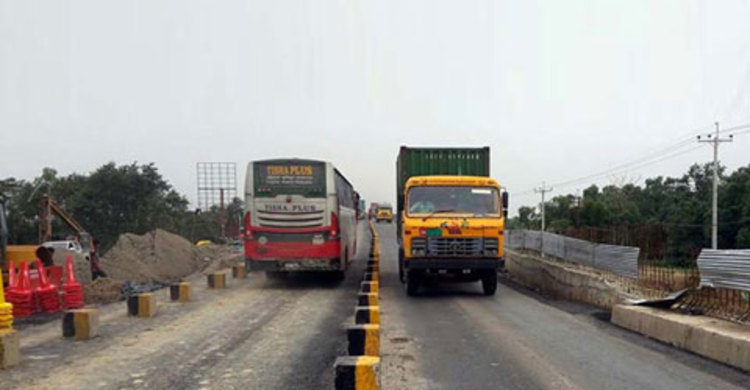 ফতেহপুর ওভারপাসের আরও এক লেন খুললো