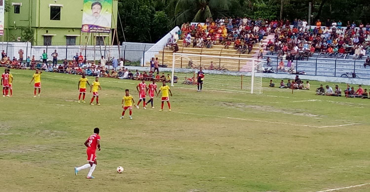 স্বাগতিক বাগেরহাটকে টাইব্রেকারে হারিয়ে ফাইনালে পাবনা