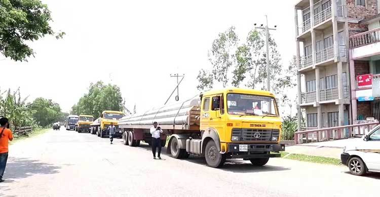 ঢাকা-সিলেট মহাসড়ক অবরোধ