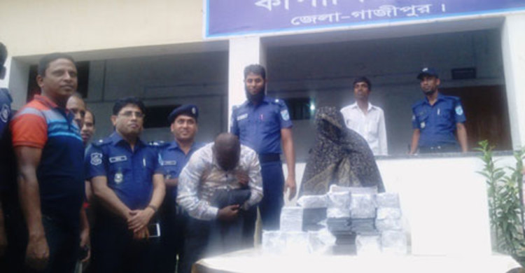 গাজীপুরে জাল টাকাসহ দুই বিদেশি নাগরিক গ্রেফতার