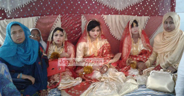 একসঙ্গে ৩ প্রতিবন্ধীর বিয়ে দিলেন জেলা প্রশাসক