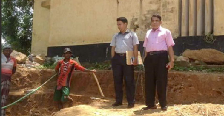 রাঙ্গামাটি মহিলা কলেজে নির্মিত হচ্ছে শহীদ মিনার