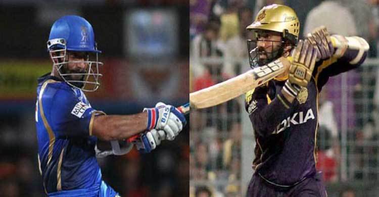 KKR win toss, opt to bowl against RR