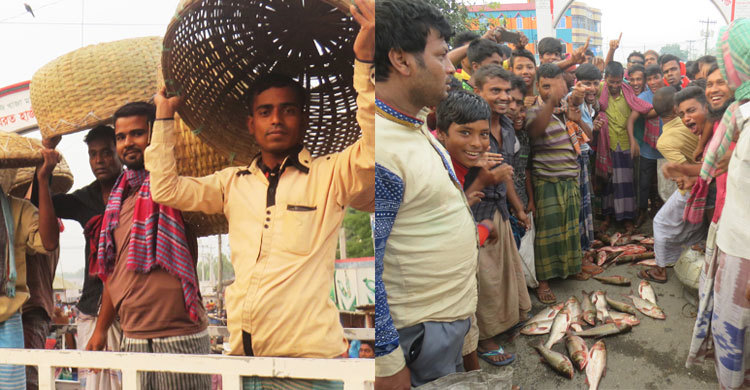 আড়তে বাড়তি খাজনা, মাছ ব্যবসায়ীদের বিক্ষোভ