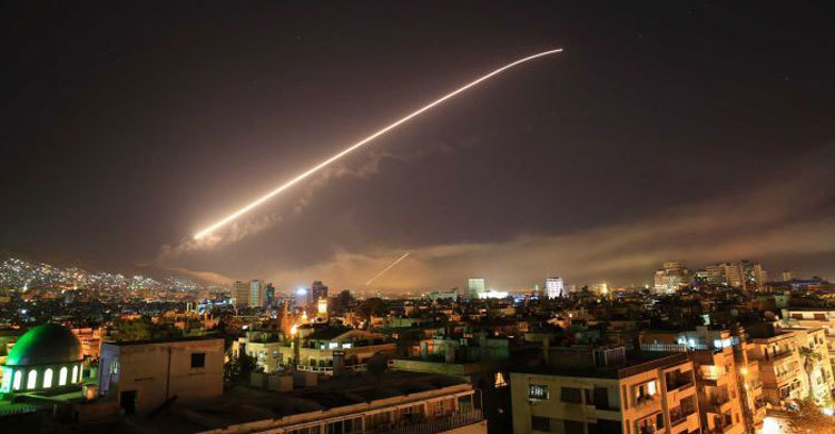 US, Britain, France launch air strikes in Syria