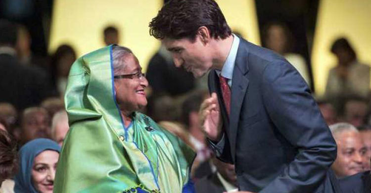 Trudeau invites Hasina to G7 special session