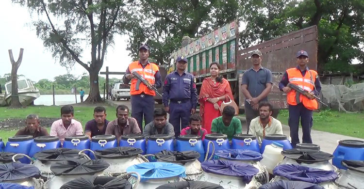 পটুয়াখালীতে সাড়ে ৯ লাখ রেণু জব্দ