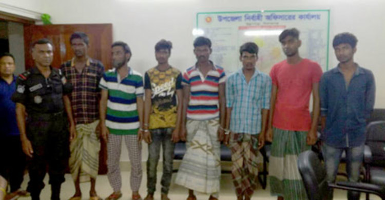 সিরাজগঞ্জে ৭ জন মাদকসেবীর কারাদণ্ড