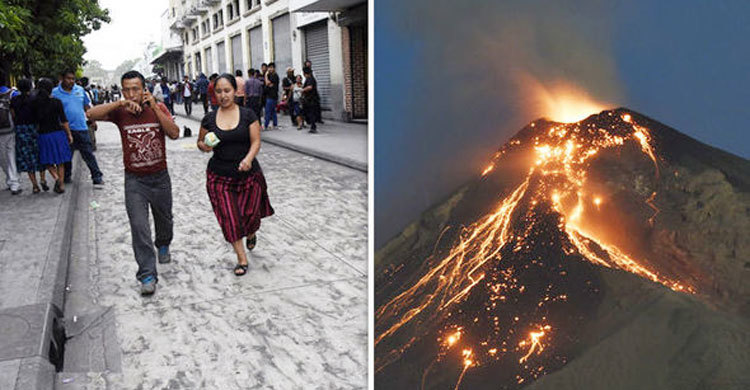 25 dead after Guatemala’s Fuego volcano erupts