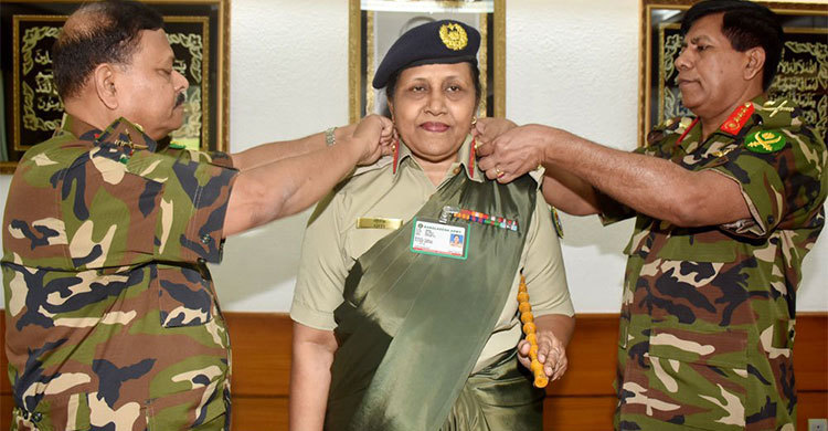 Dr Susane Giti made country’s 1st woman major general