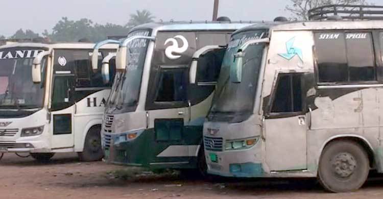 সিরাজগঞ্জ-রাজশাহী রুটে বাস চলাচল বন্ধ