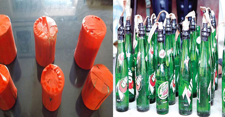 হবিগঞ্জে ককটেল ও পেট্রোল বোমা উদ্ধার