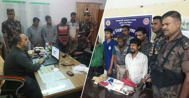 কক্সবাজারে ইয়াবাসহ গ্রেফতার ১০