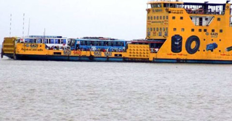 কাঁঠালবাড়ি-শিমুলিয়ায় দ্বিতীয় দিনেও ফেরি চলাচল ব্যাহত