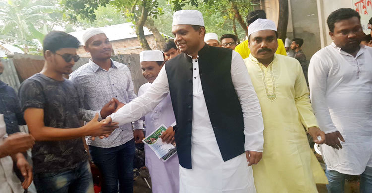 গাজীপুরে রাসেল সরকারের গণসংযোগ