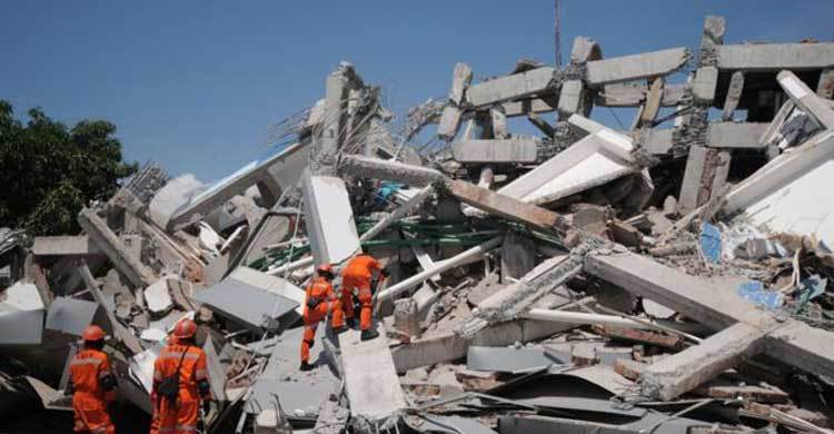 34 bodies found in church buried by landslide in Indonesia