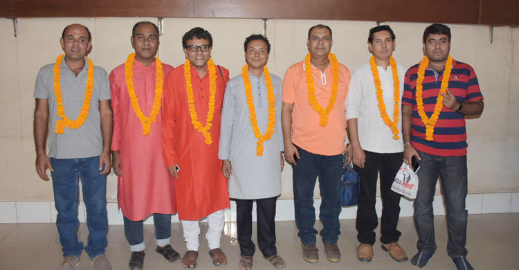 যশোর সাংবাদিক ইউনিয়নের সভাপতি সাজেদ সম্পাদক মিলন