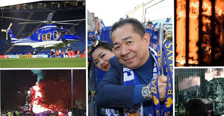 Leicester City helicopter crash report reveals tail rotor controls failed