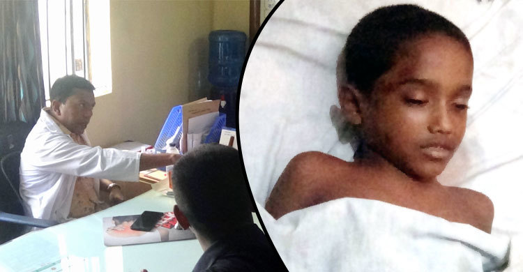 হাসপাতালে ৪০ মিনিট ছটফট করে মারা গেল শিশুটি