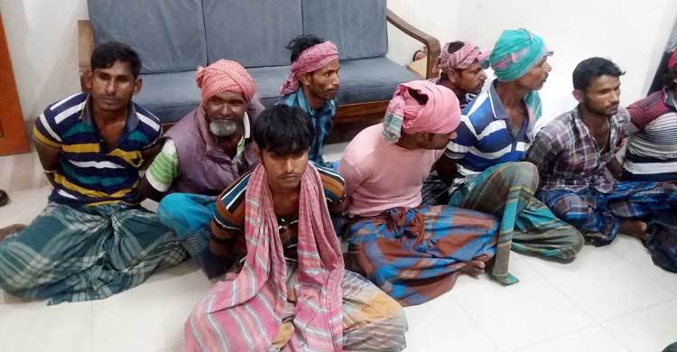 ২৪ ঘণ্টায় ৫৩ জেলে আটক