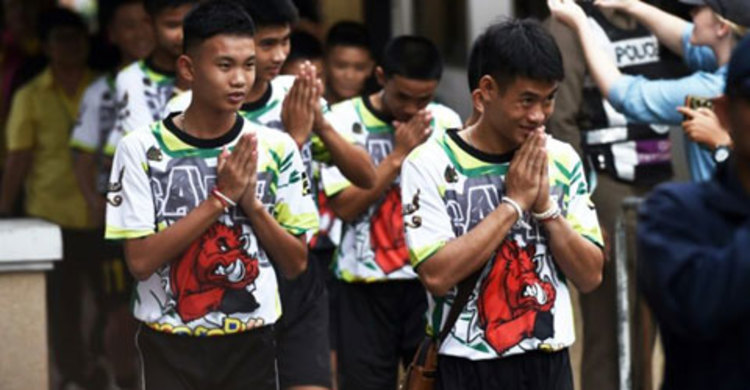 ‘It was a miracle’: Thai cave boys describe two-week ordeal