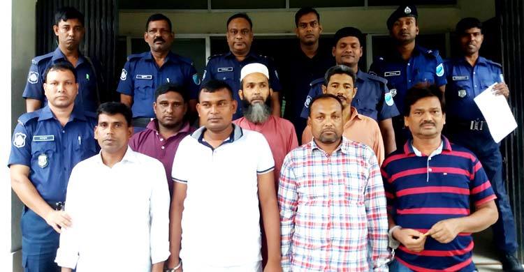 বিএনপি-জামায়াতের সাত নেতাকর্মী গ্রেফতার