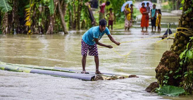 6 dead, over 8 lakh affected in Assam flood