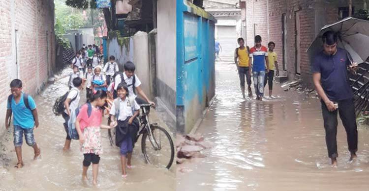 সড়কের বেহাল দশায় ভোগান্তিতে এলাকাবাসী, নির্বিকার কর্তৃপক্ষ