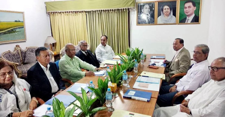 বৈঠকে বিএনপির স্থায়ী কমিটি