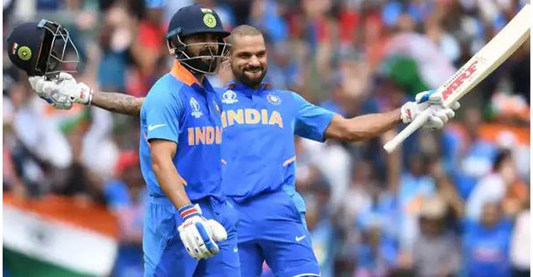 Dhawan ton powers India to highest-ever WC total against Australia