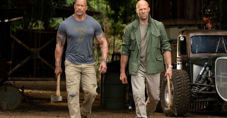 A spinoff happily spins its wheels in 'Hobbs & Shaw'