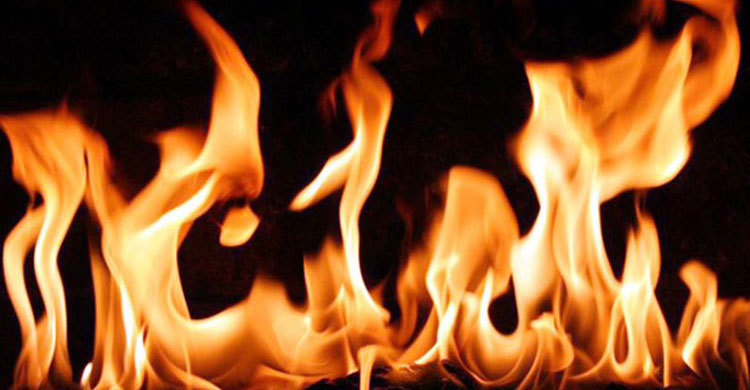 শায়েস্তাগঞ্জে আগুনে ১০ দোকান পুড়ে ছাই