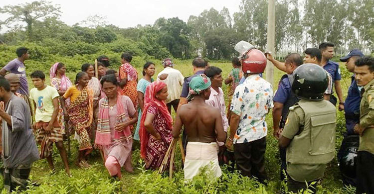 রংপুর চিনিকলের বিরোধপূর্ণ জমি নিয়ে মারামারি
