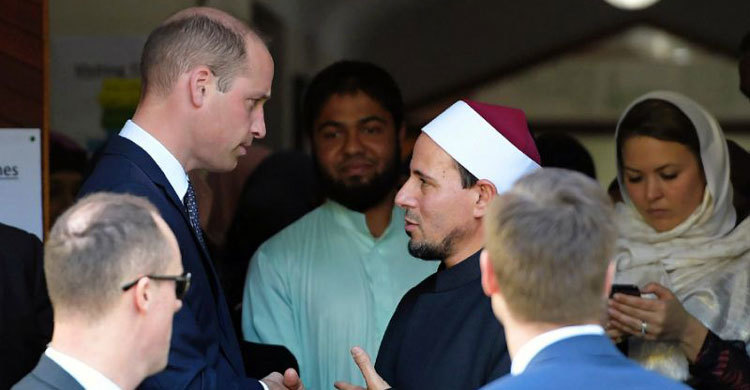 Extremism must be defeated, prince tells NZ mosque survivors