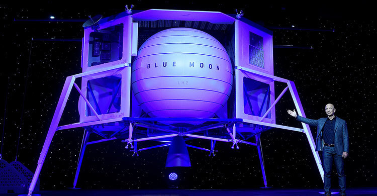 Amazon’s Bezos unveils lunar lander project ‘Blue Moon’