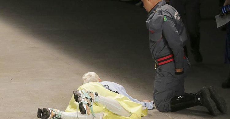 Male model dies after collapsing on catwalk in Brazil