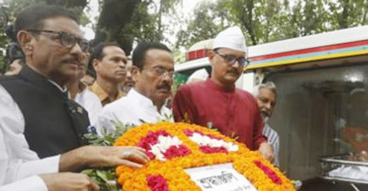 Last tributes paid to Prof Momtazuddin Ahmed