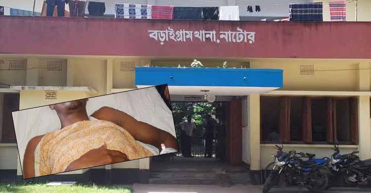 ছেলের সামনে বাবাকে পিটিয়ে রক্তাক্ত করলেন পুলিশ কর্মকর্তা