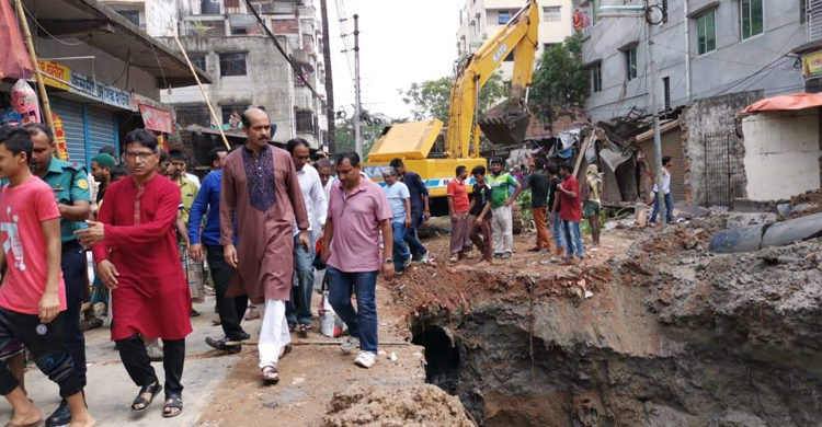 জলাবদ্ধতা নিরসনে কালশী-বাউনিয়া পাইপ ড্রেন
