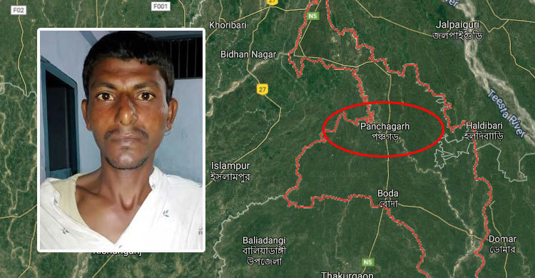 পঞ্চগড় সীমান্তে ভারতীয় নাগরিক আটক