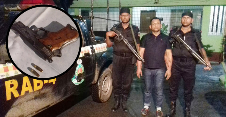 শাহাদাত বাহিনীর ডিশ বাদল গ্রেফতার