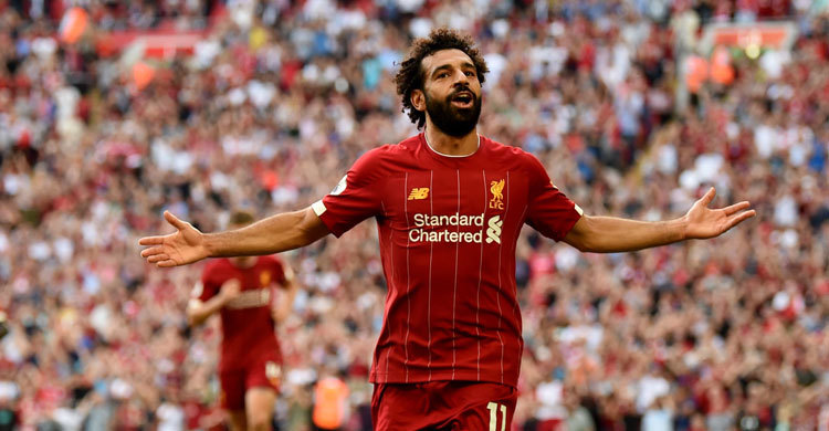 সালাহর জোড়া গোলে উড়ে গেলো আর্সেনাল