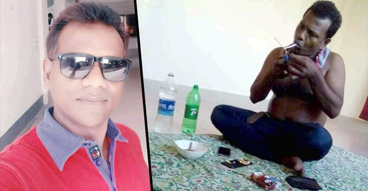 প্রকাশ্যে ইয়াবা সেবন করেন যুবদল নেতা, পরিচয় দেন সাংবাদিক